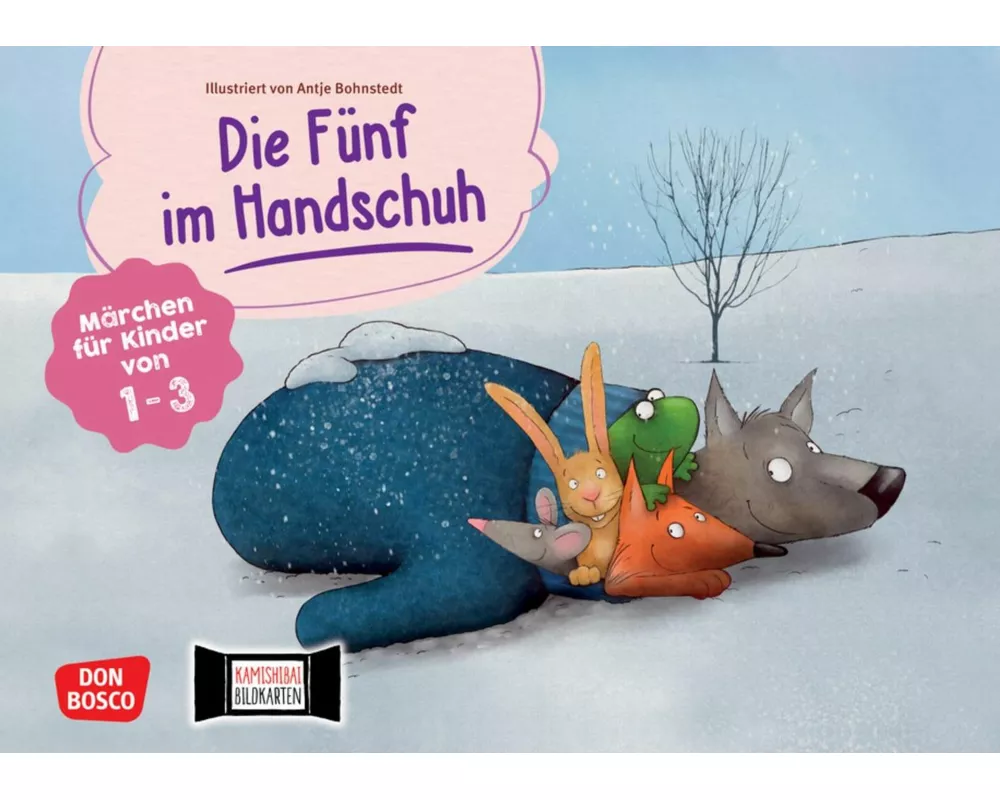 Die Fünf im Handschuh. Kamishibai Bildkartenset
