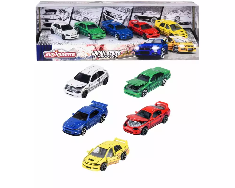 Majorette Auto Japan Series 5 Pieces Giftpack