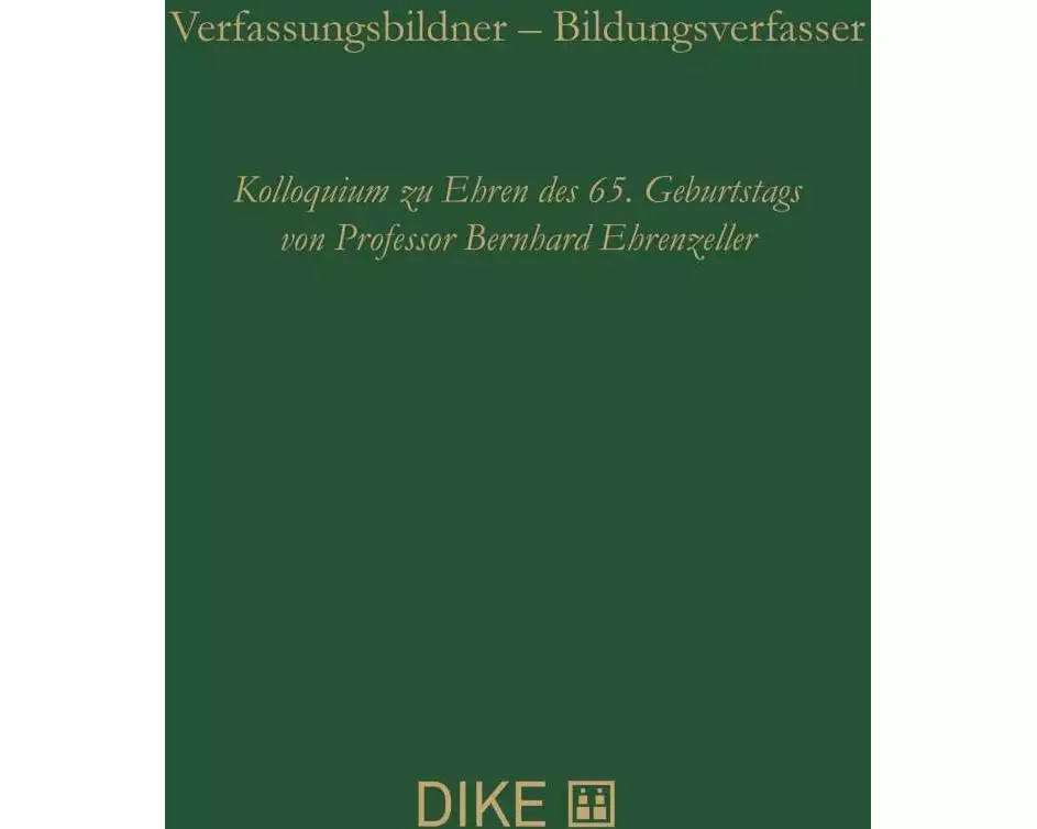 Verfassungsbildner – Bildungsverfasser