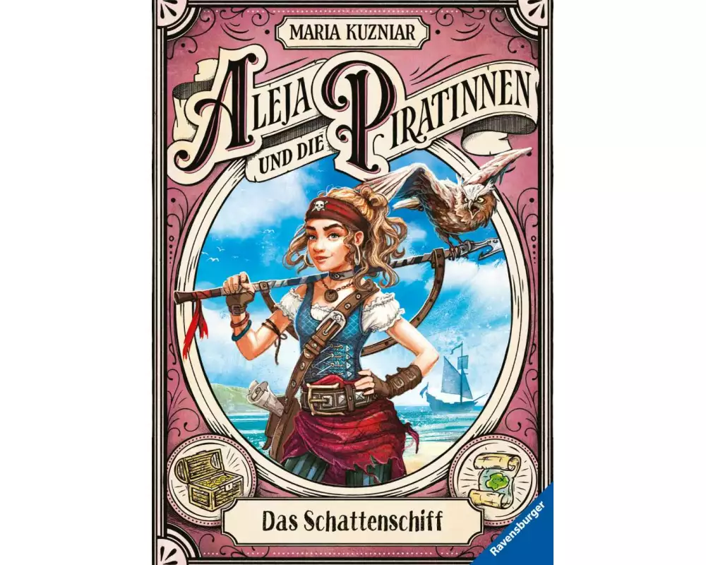 Aleja und die Piratinnen, Band 1: Das Schattenschiff. Ausgezeichnet mit der "Ulmer Unke 2021" als Bestes Kinderbuch ab 10 Jahren!