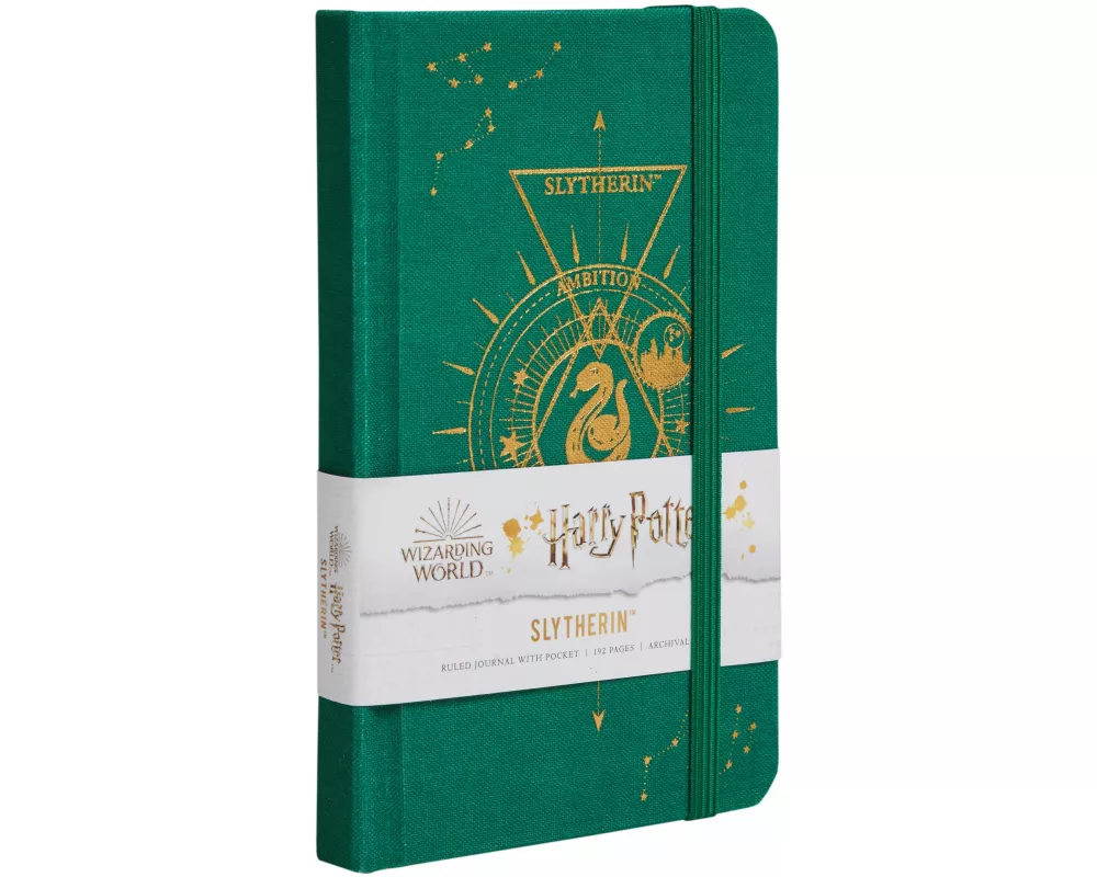 Harry Potter: Slytherin Constellation Ruled Pocket Journal