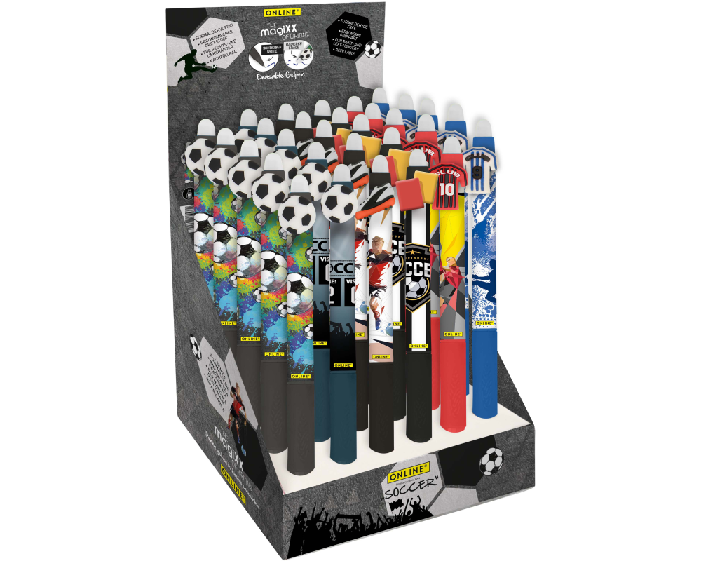 ONLINE Gelpen Magixx 0.7mm 35532/30 Fun Soccer, ass. 30 Stück