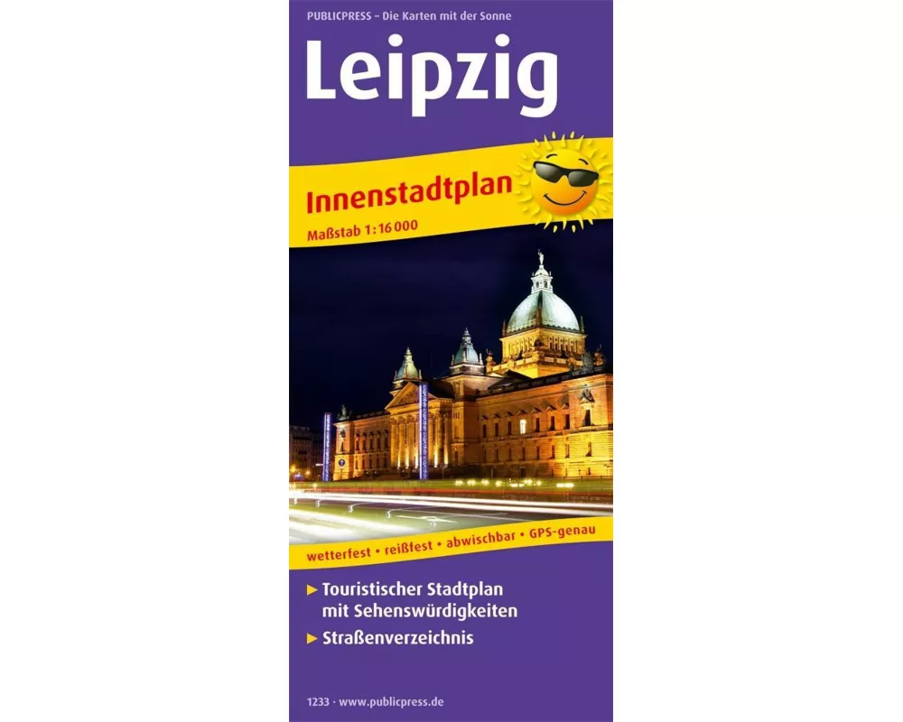 Leipzig, Innenstadtplan, Stadtplan 1:16.000