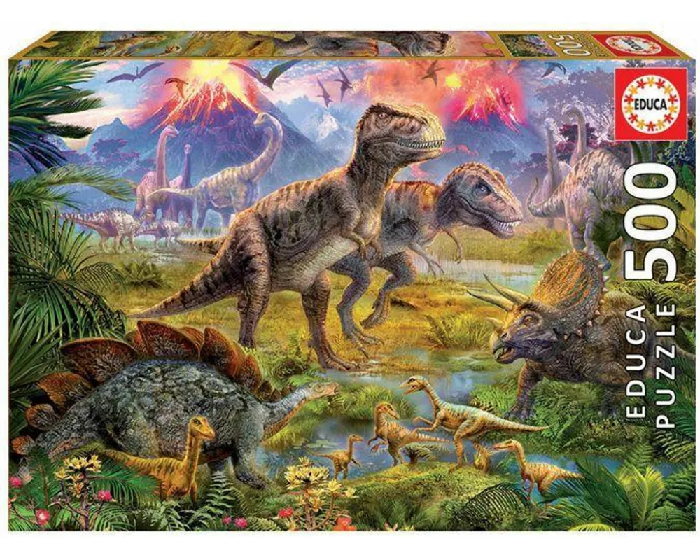 Educa - Dinosaurier-Treffen - Puzzle