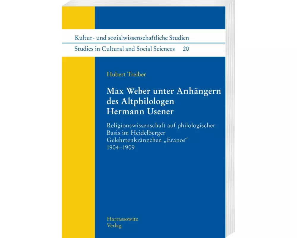 Max Weber unter Anhängern des Altphilologen Hermann Usener