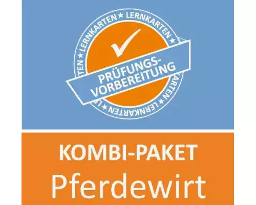 AzubiShop24.de Kombi-Paket Lernkarten Pferdewirt/-in