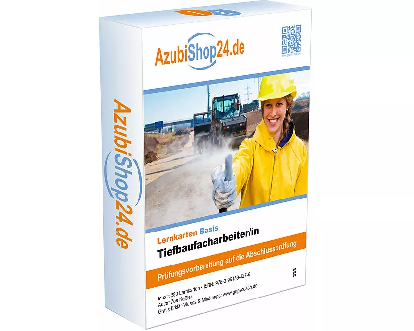 Lernkarten Tiefbaufacharbeiter /in