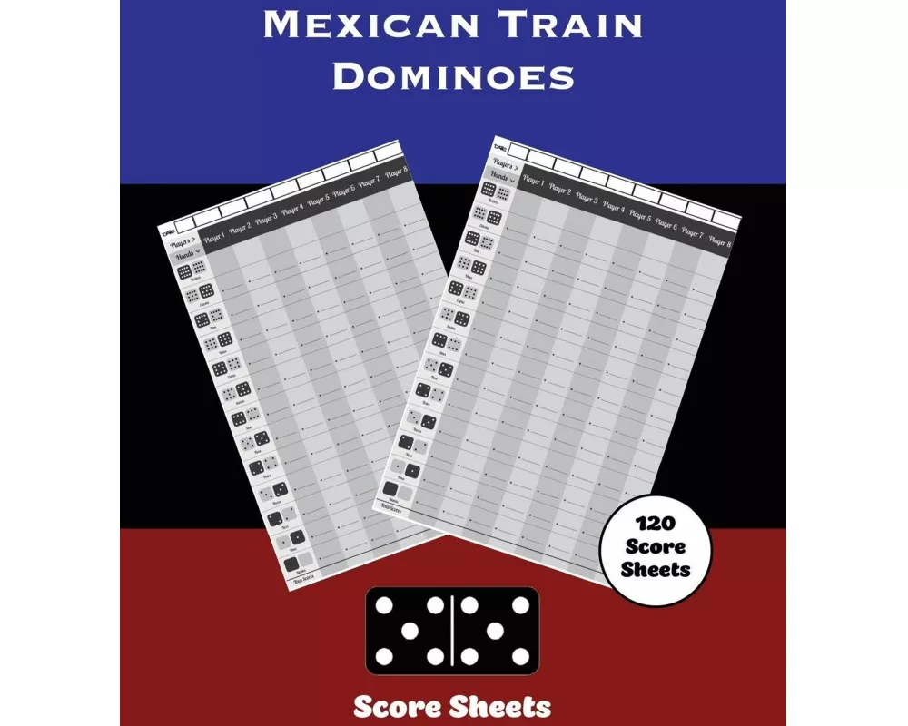 Mexican Train Score Sheets