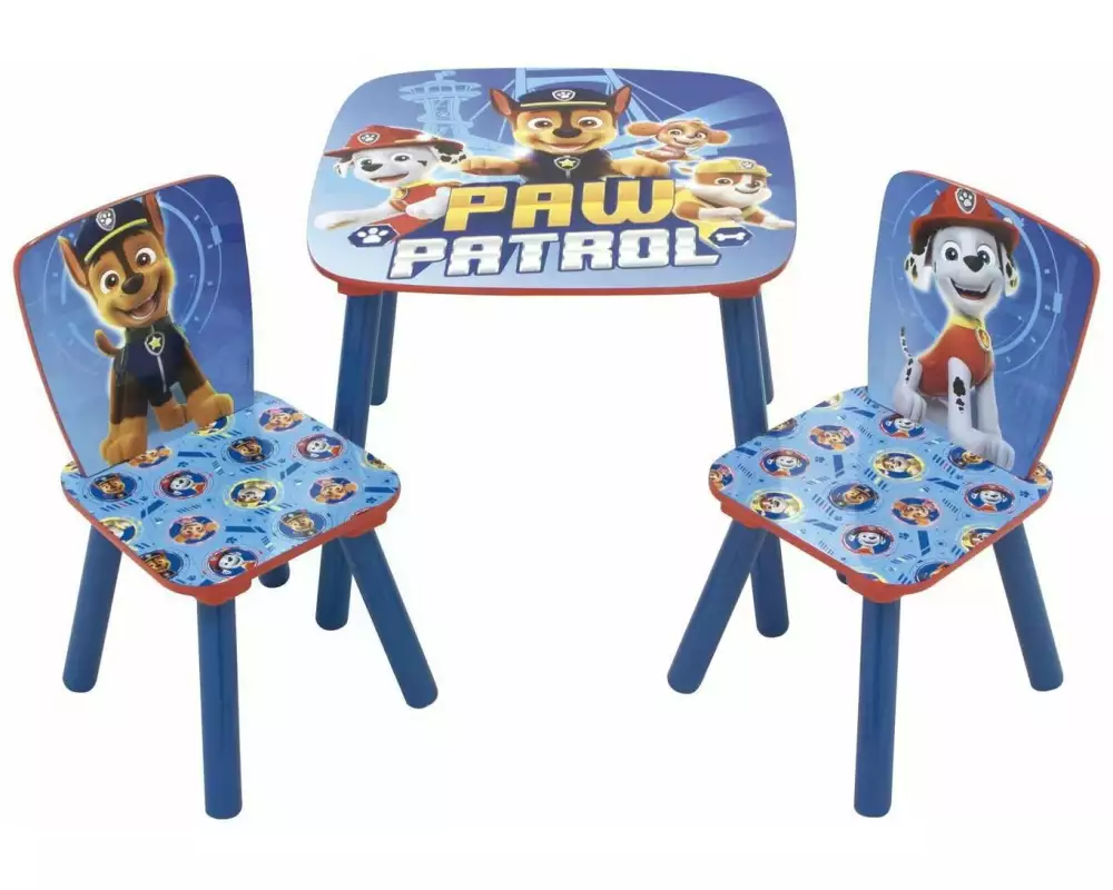 Arditex Kindertisch- und Stuhlset Paw Patrol Blau