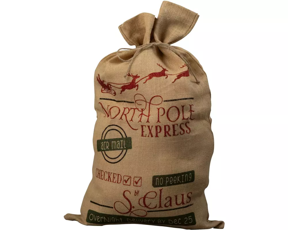 Dekomat AG Sack «North Pole Express" 80 x 50 cm