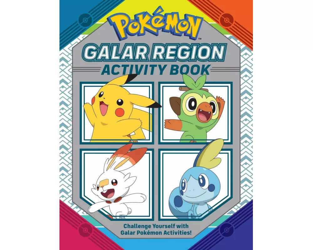 Pokemon Official Galar Region Activity Book