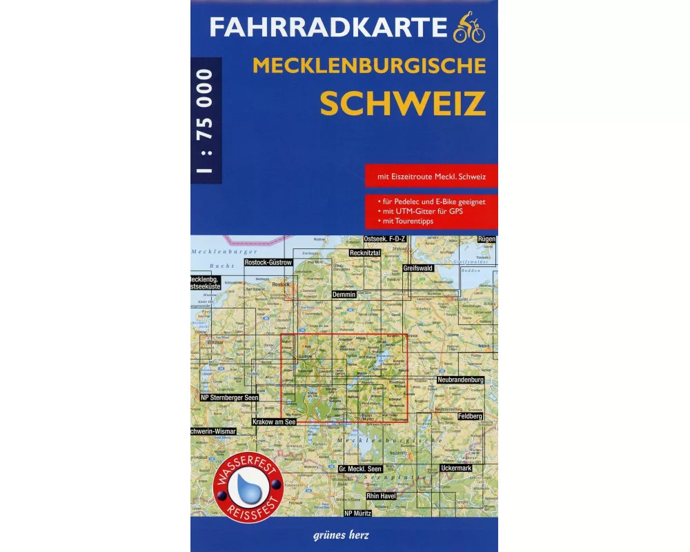 Fahrradkarte Mecklenburgische Schweiz 1:75 000