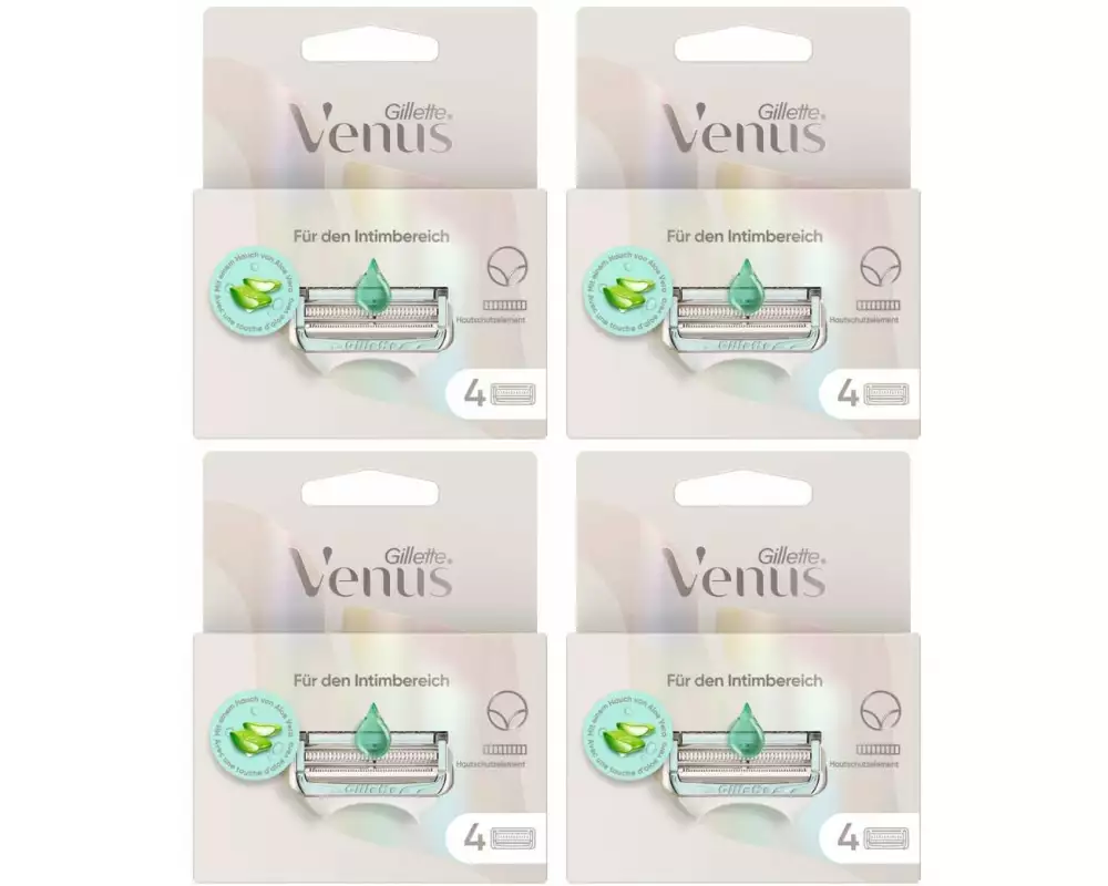 Gillette Venus Rasierklingen Für den Intimbereich 4 x 4 Stück