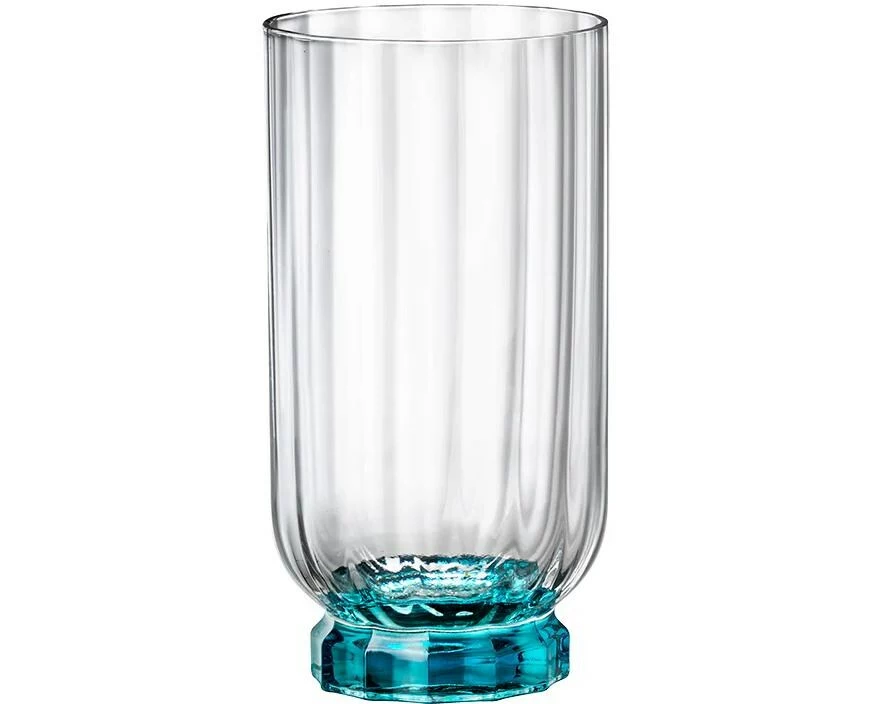 Bormioli Rocco Longdrinkglas Florian 430 ml, 6 Stück, Blau