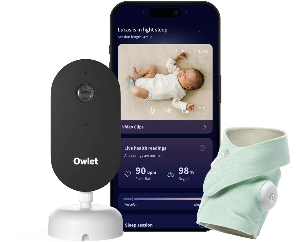 Owlet Babymonitor Dream Duo 3 Mint