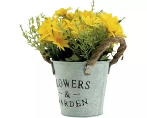 Dekomat AG Kunstblume Margeriten Gelb