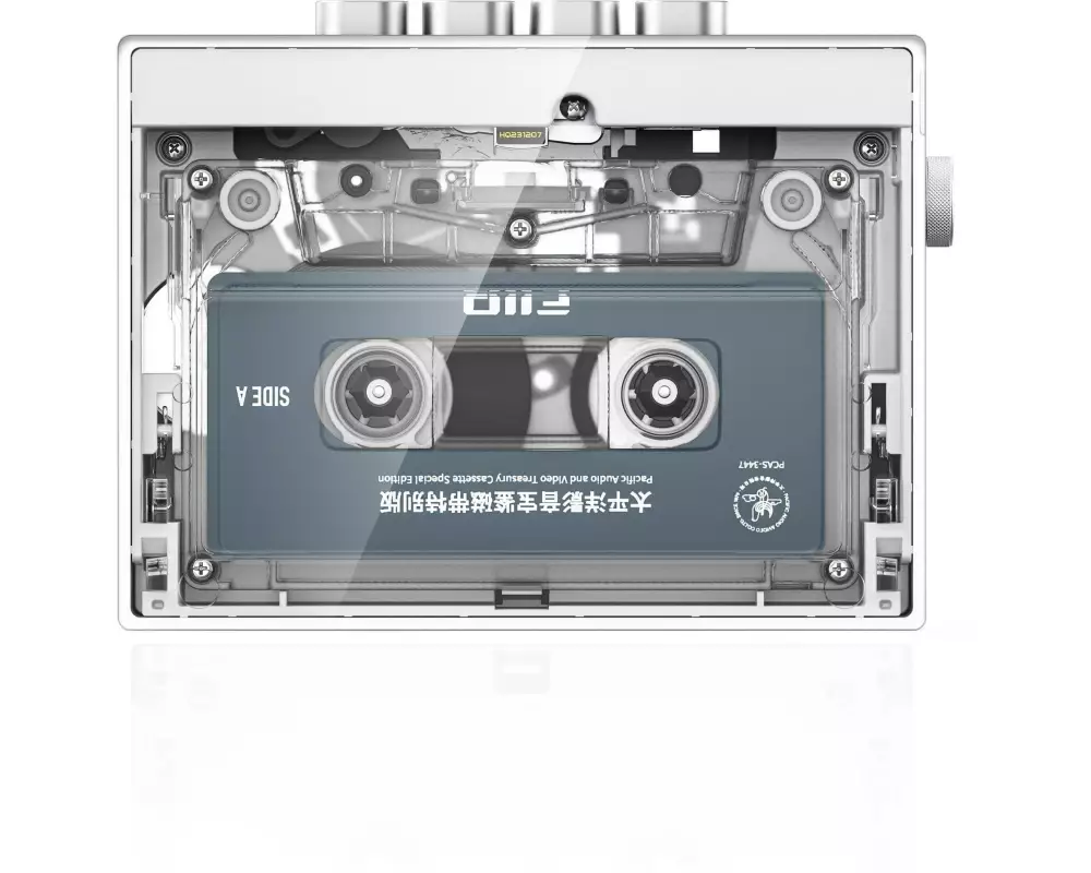 FiiO Portabler Kassettenspieler CP13 Silber; Transparent
