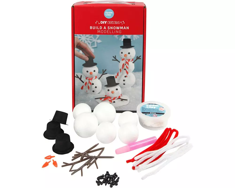 Creativ Company Deko-Bastelset Schneemann