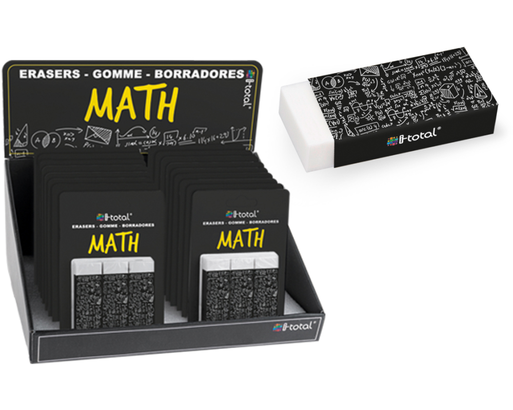 ROOST Radiergummi Math XL1877 3 pcs. 22.2x1.2x6.2cm
