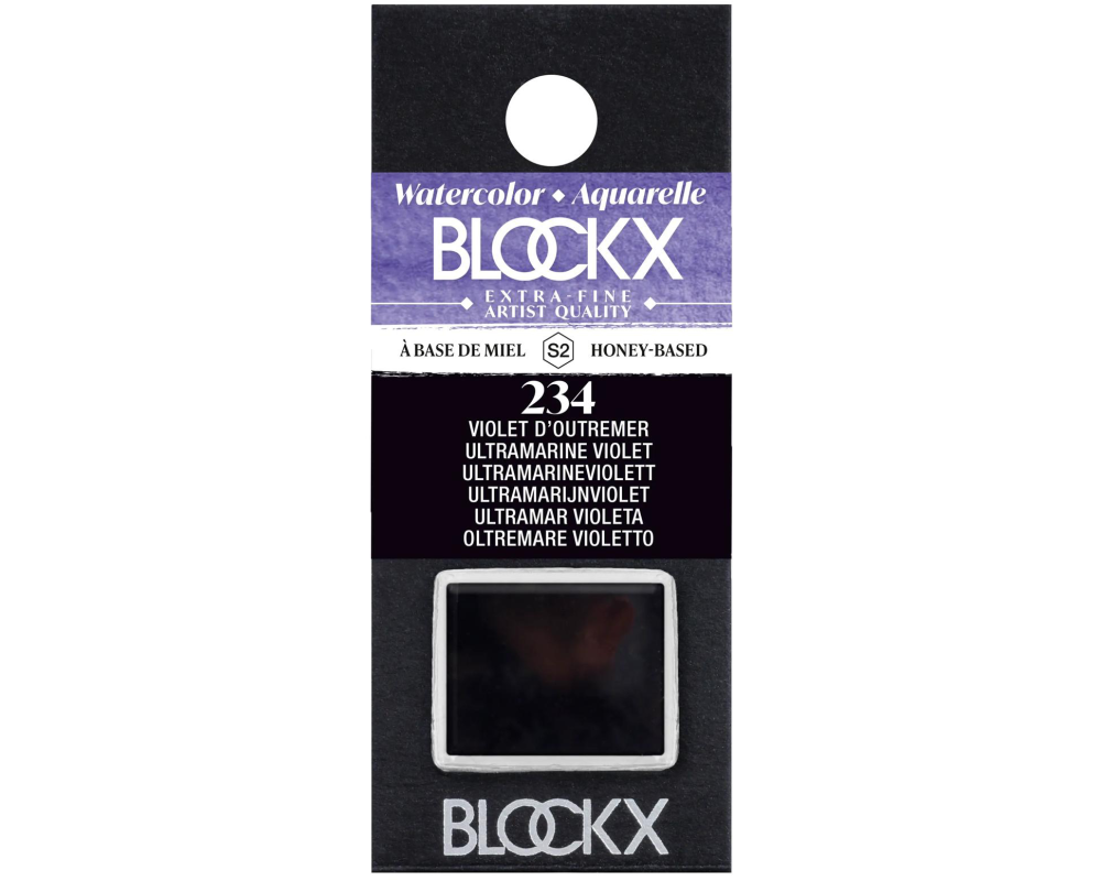 BLOCKX Aquarellfarbe 1.5ml 41234BXC ultramarinviolett