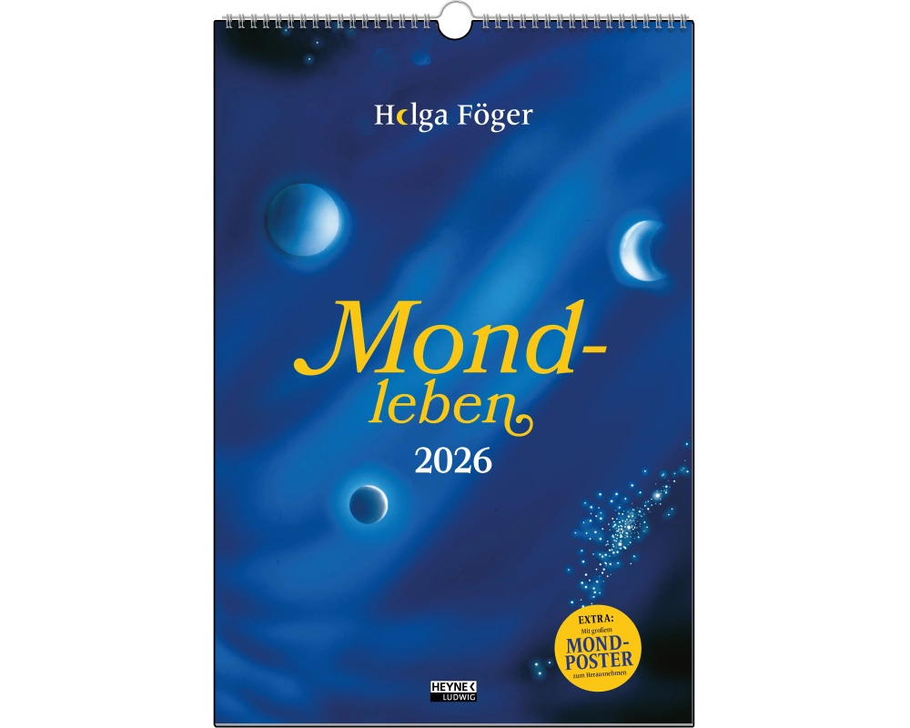 HEYNE Mondleben 2026 9783453239593 1M/1S DE 33x48.5cm