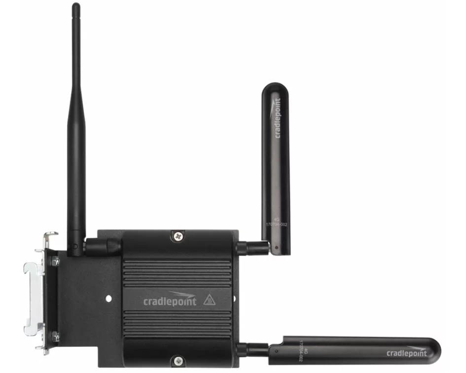 RACKMOUNT.IT DIN-Rail Mount Kit for Cradlepoint IBR200 - 4G Router