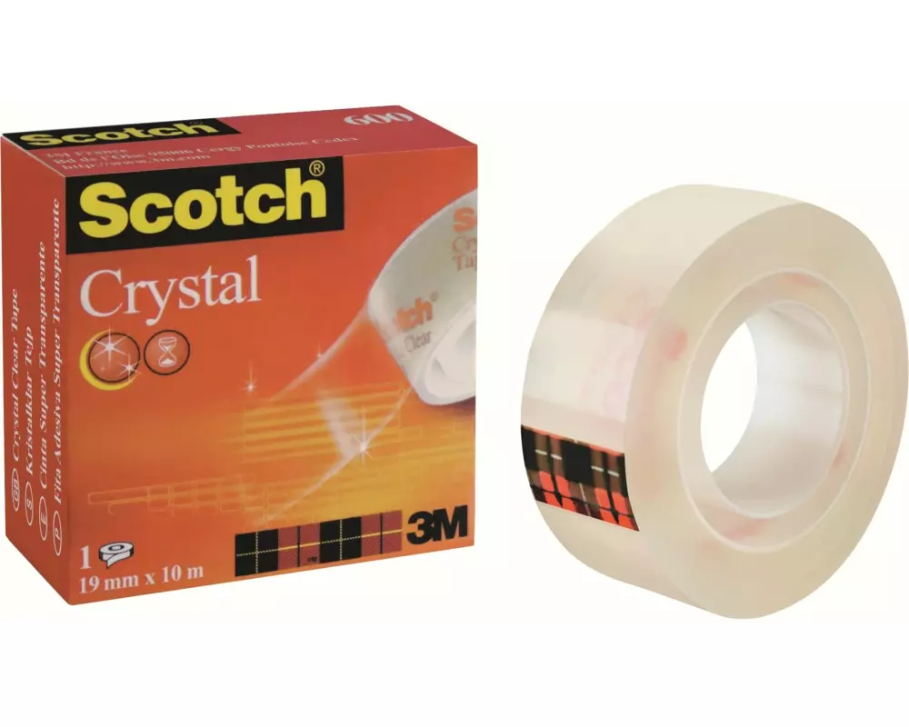 Scotch Klebeband Crystal 19 mm x 10 m 1 Rolle