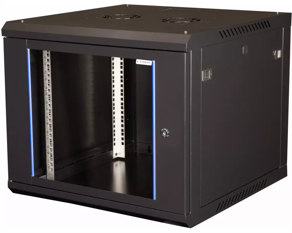 Wirewin Wandschrank 600X600X9U Pro 3rd Gen 19" / 9HE / Schwarz