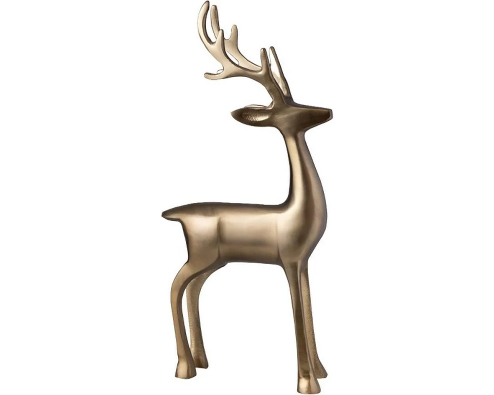 Villeroy & Boch Hirsch Christmas Chic Gold 36 cm Weihnachtsdeko, Gold