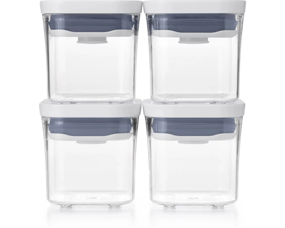 Oxo Good Grips Vorratsbehälter Pop Mini, 190 ml, 4er Set