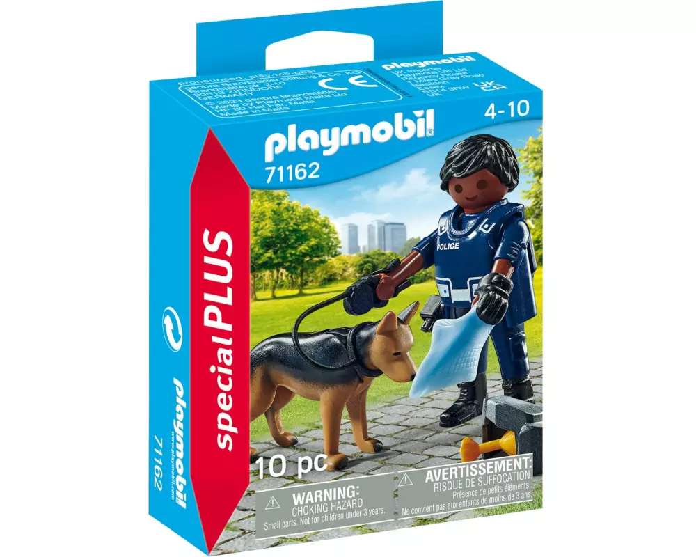 Playmobil Special+ Polizist mit Spürhund 71162