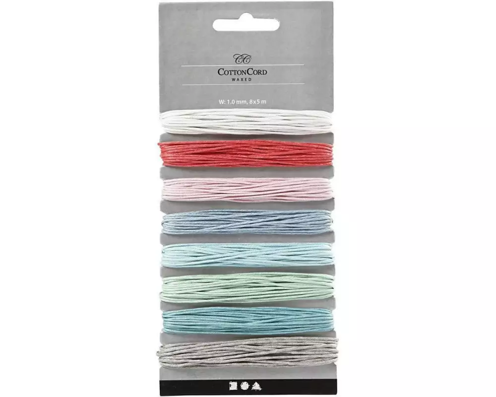 Creativ Company Baumwollkordel 1 mm 8 x 5 m