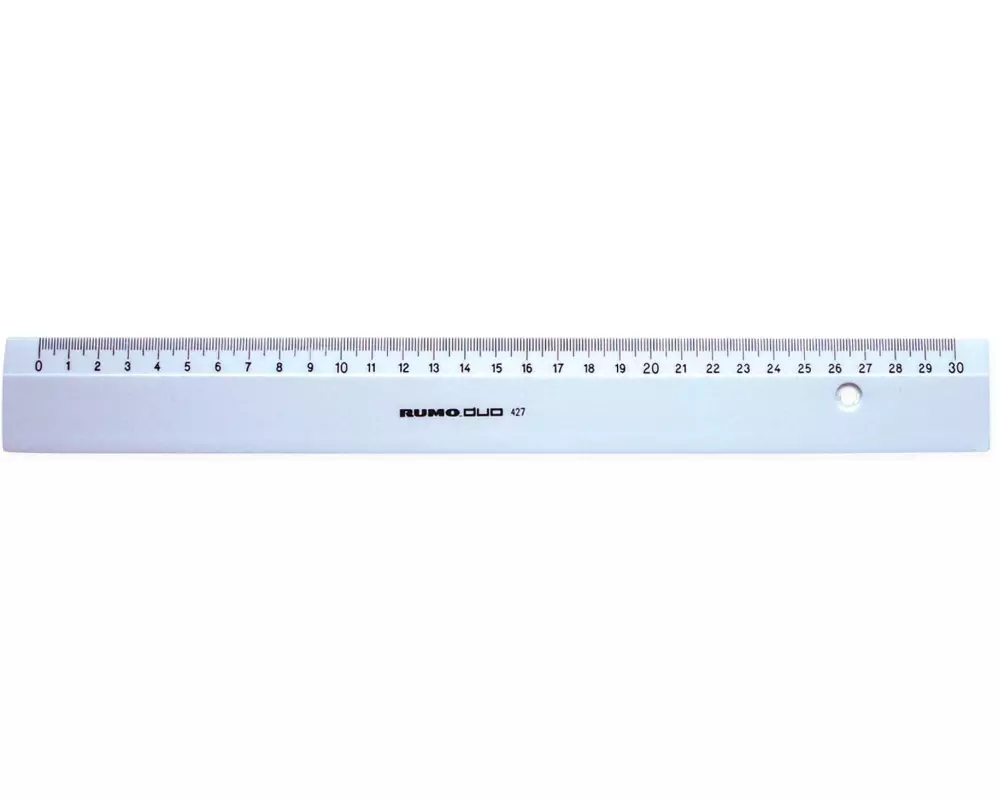 Rumold Lineal 30 cm, Weiss