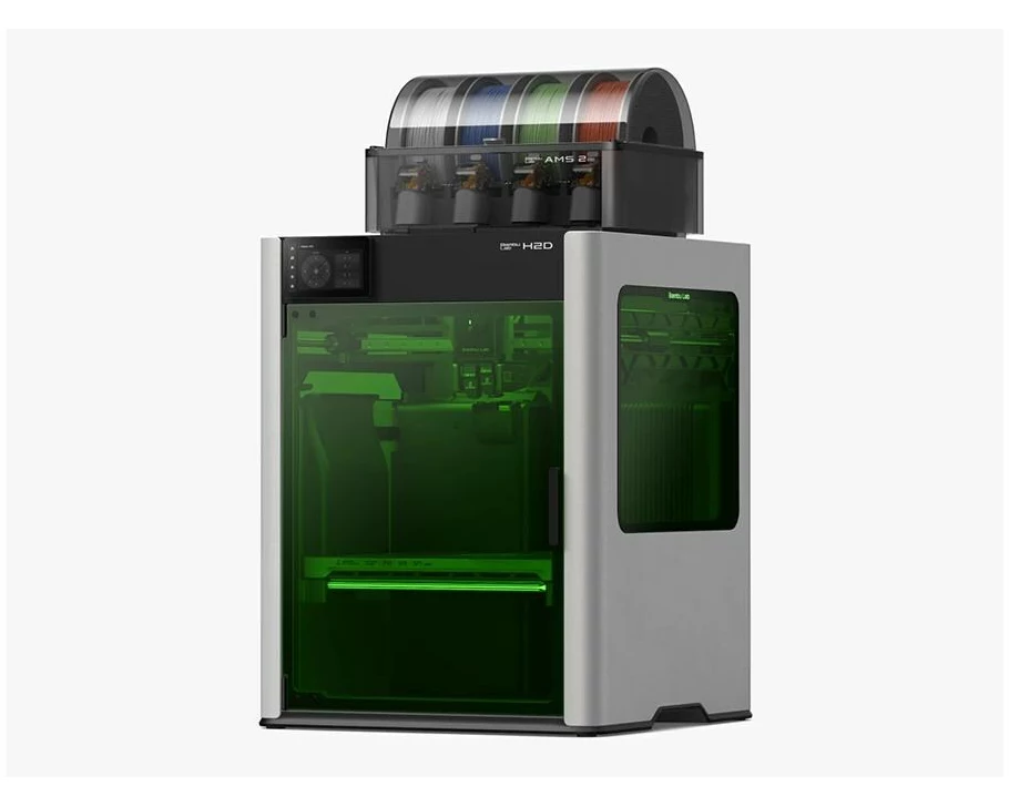 Bambu Lab H2D Full Combo, 10W Lasermodul, AMS 2 Pro