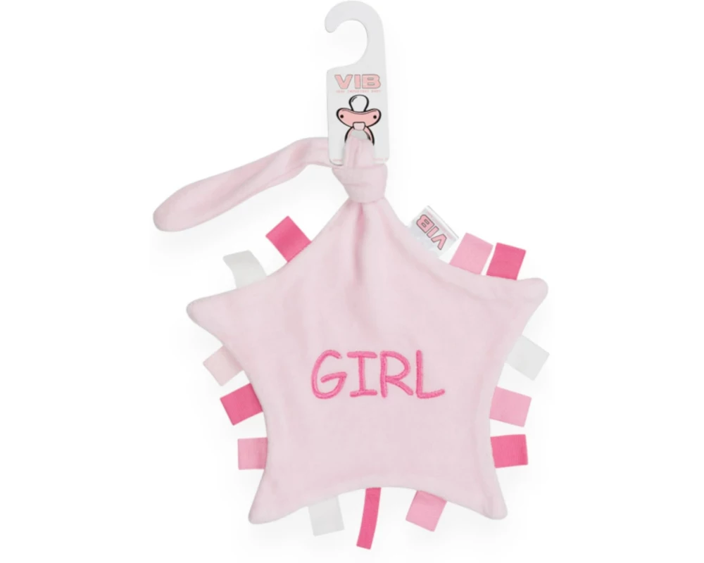 Very Important Baby Schmusetuch Stern Girl Rosa