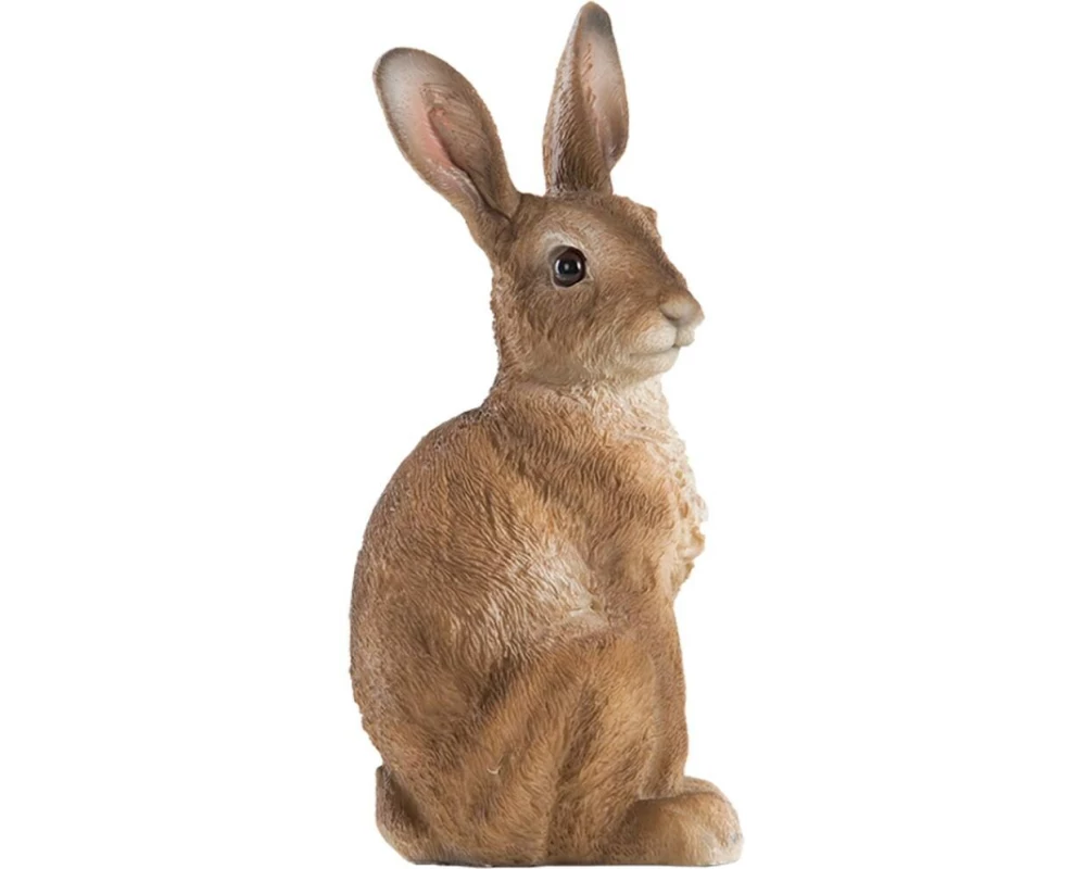 Esschert Design Hase Sitzend, Polyresin, Braun, 23.9 cm