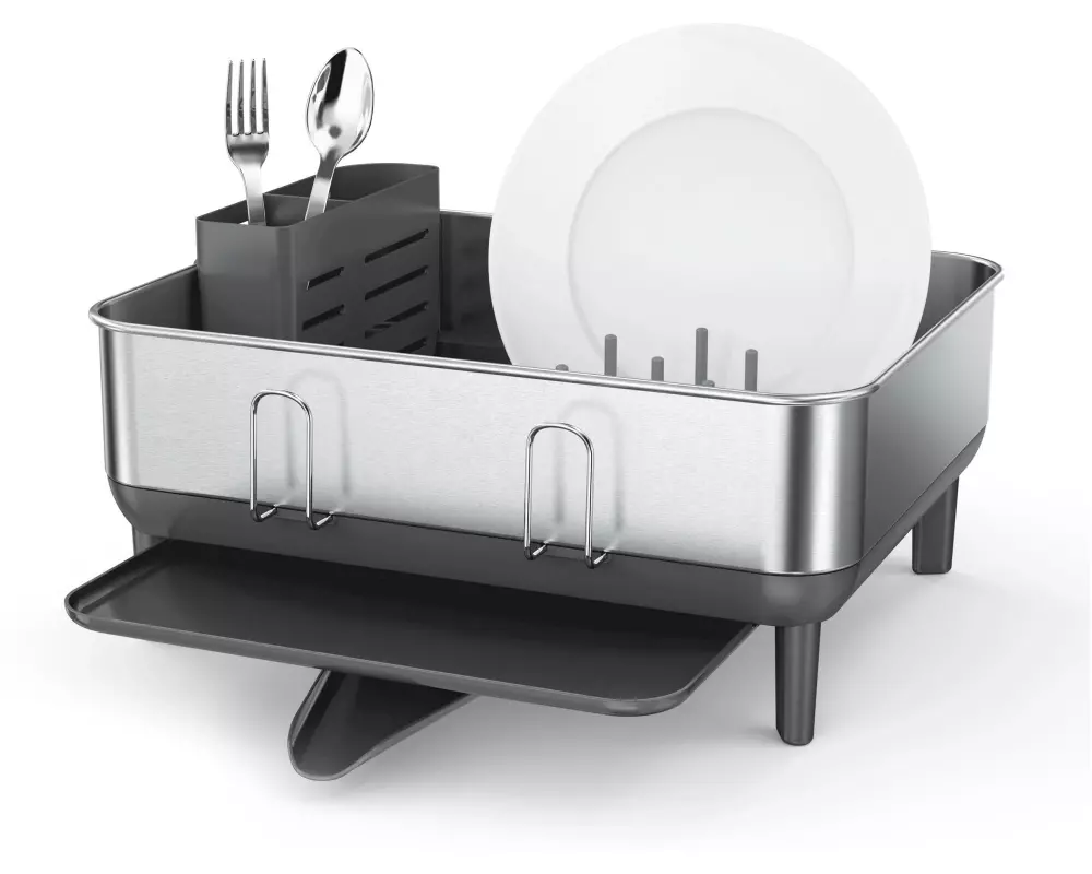Simplehuman Abtropfgestell Silber