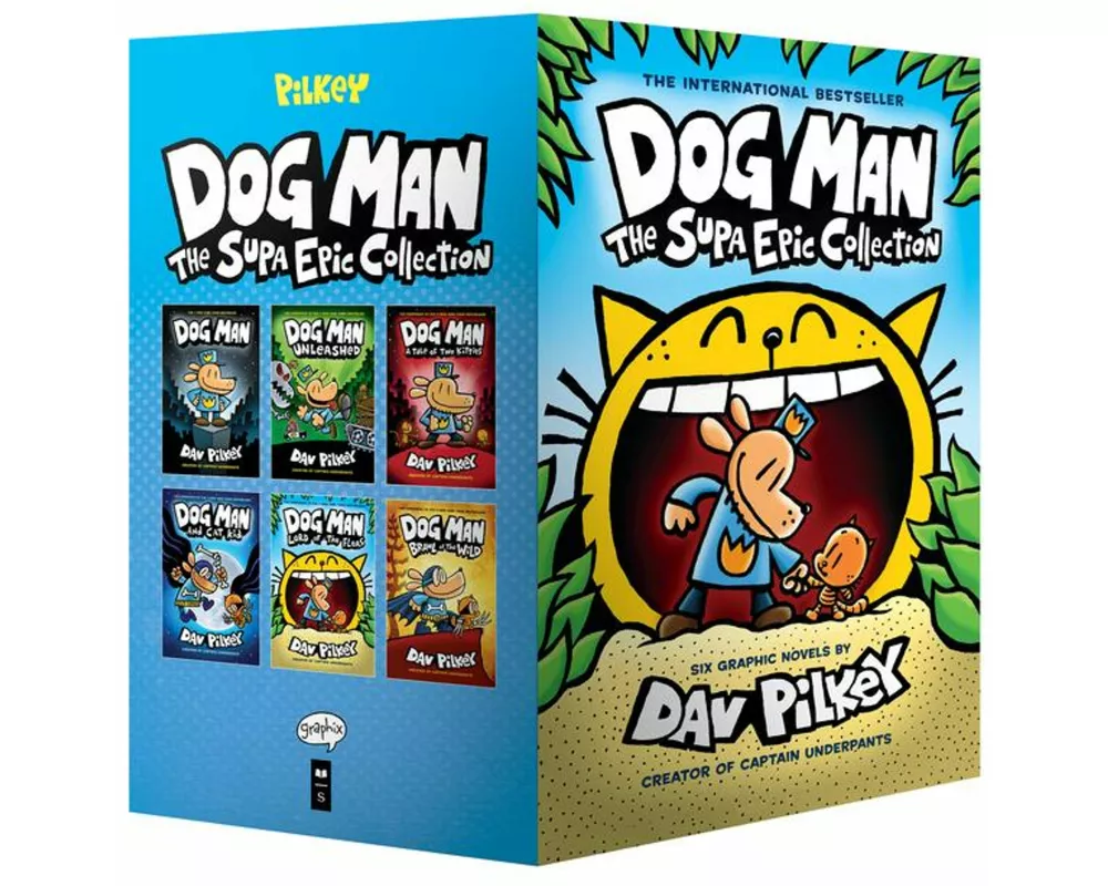 Dog Man: The Supa Epic Collection: From the Creator of Captain Underpants (Dog Man #1-6 Box Set)