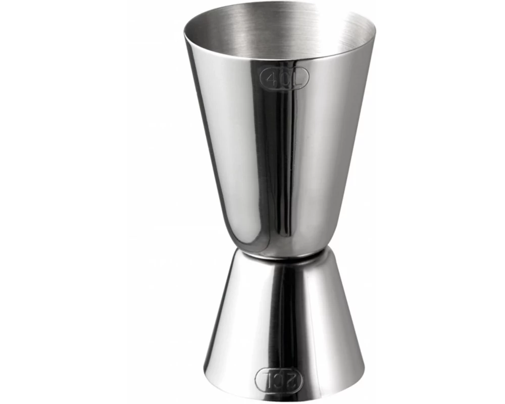 APS Cocktail-Doppelmass 40/20 ml, Silber