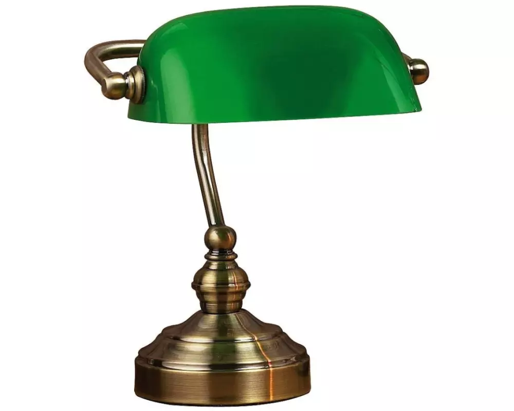 Markslöjd Tischleuchte Bankers, 25 cm, E14, Grün