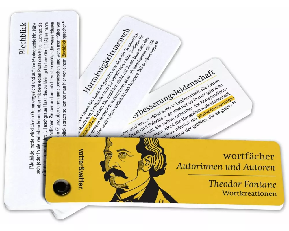 Wortfächer Theodor Fontane