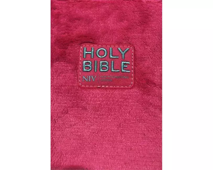 NIV Pocket Fluffy Pink Bible
