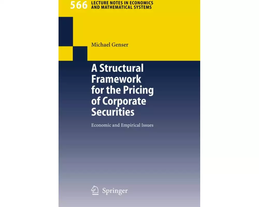 A Structural Framework for the Pricing of Corporate Securities