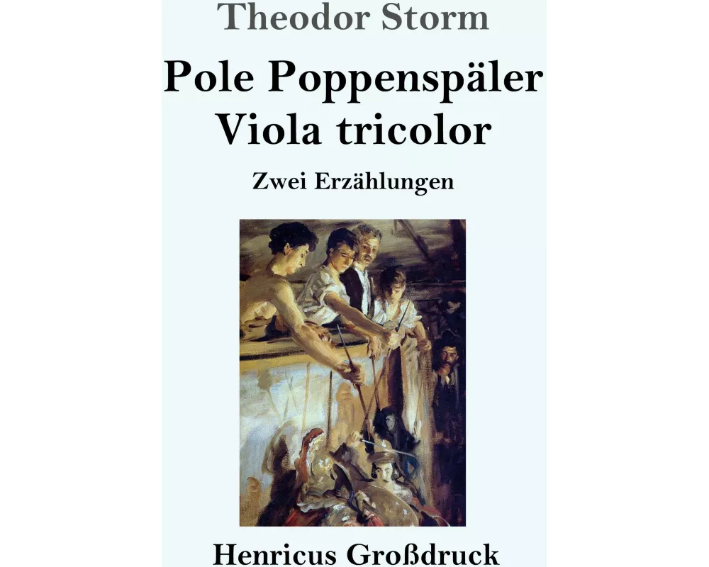 Pole Poppenspäler / Viola tricolor (Großdruck)