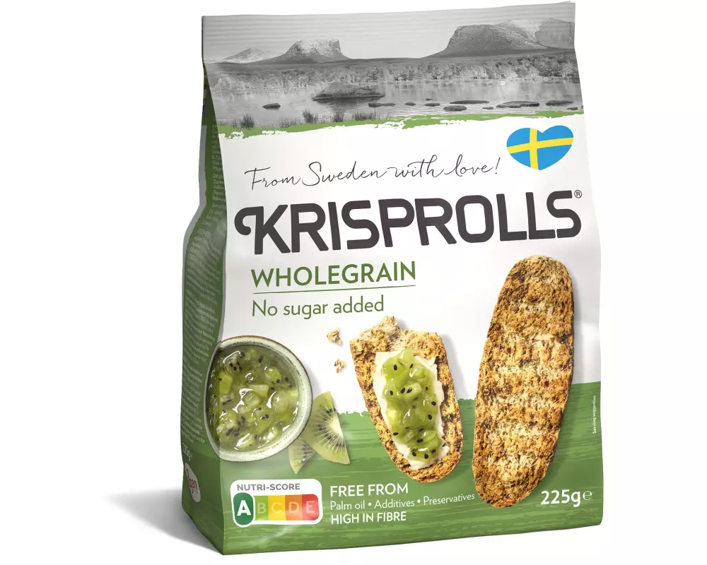 Pågen Krisprolls Vollkorn ohne zusätzlichen Zucker 225 g