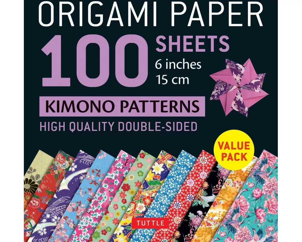 Origami Paper 100 sheets Kimono Patterns 6" (15 cm)