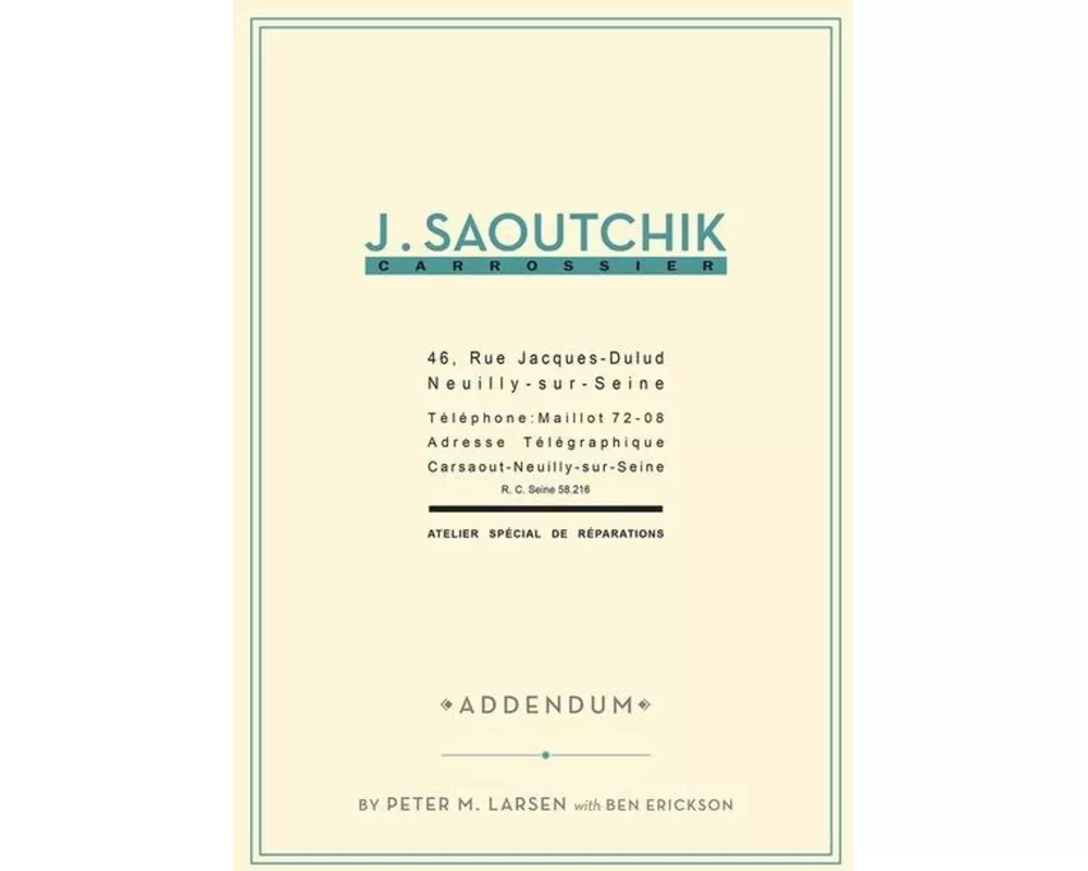 J. Saoutchik Carrossier