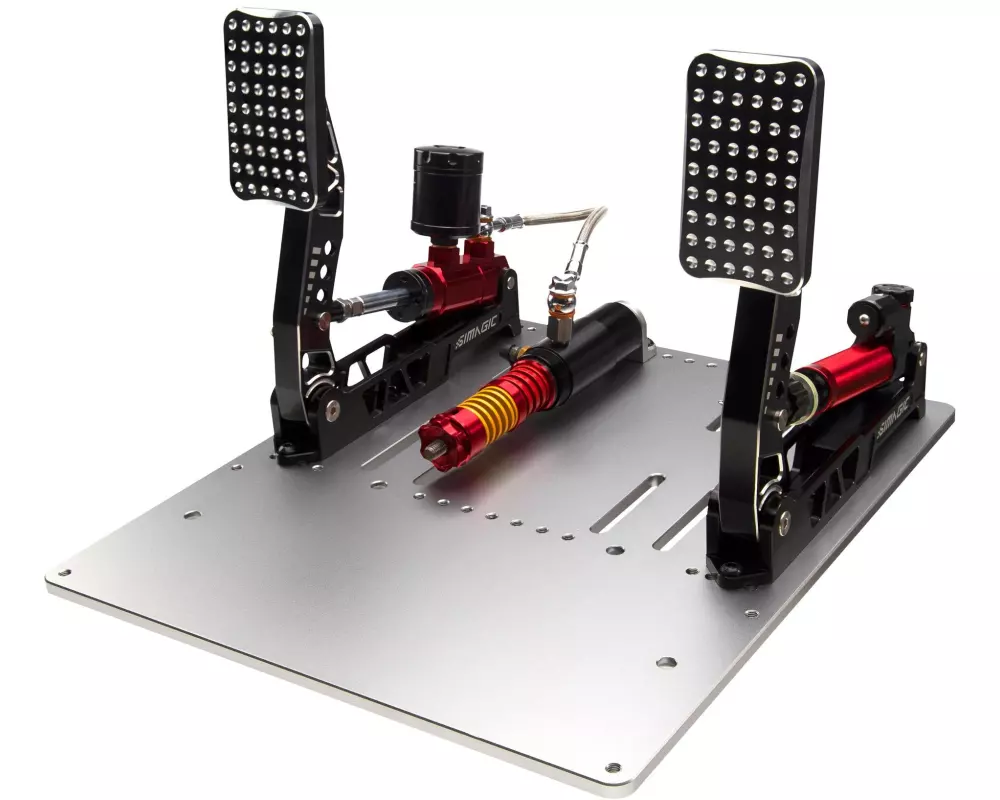 Simagic Pedalset P2000 200-kg-Loadcell, Crimson Edition