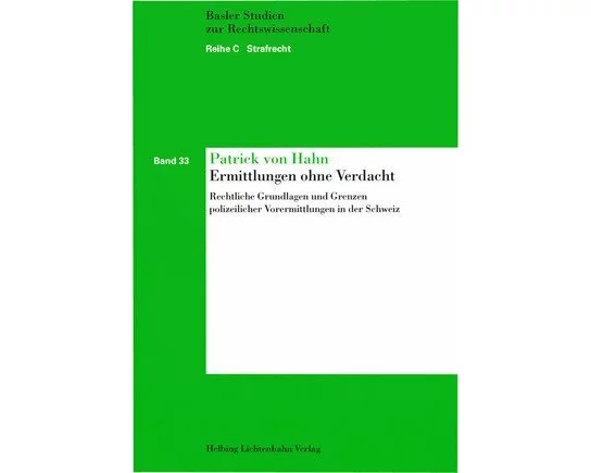 Ermittlungen ohne Verdacht
