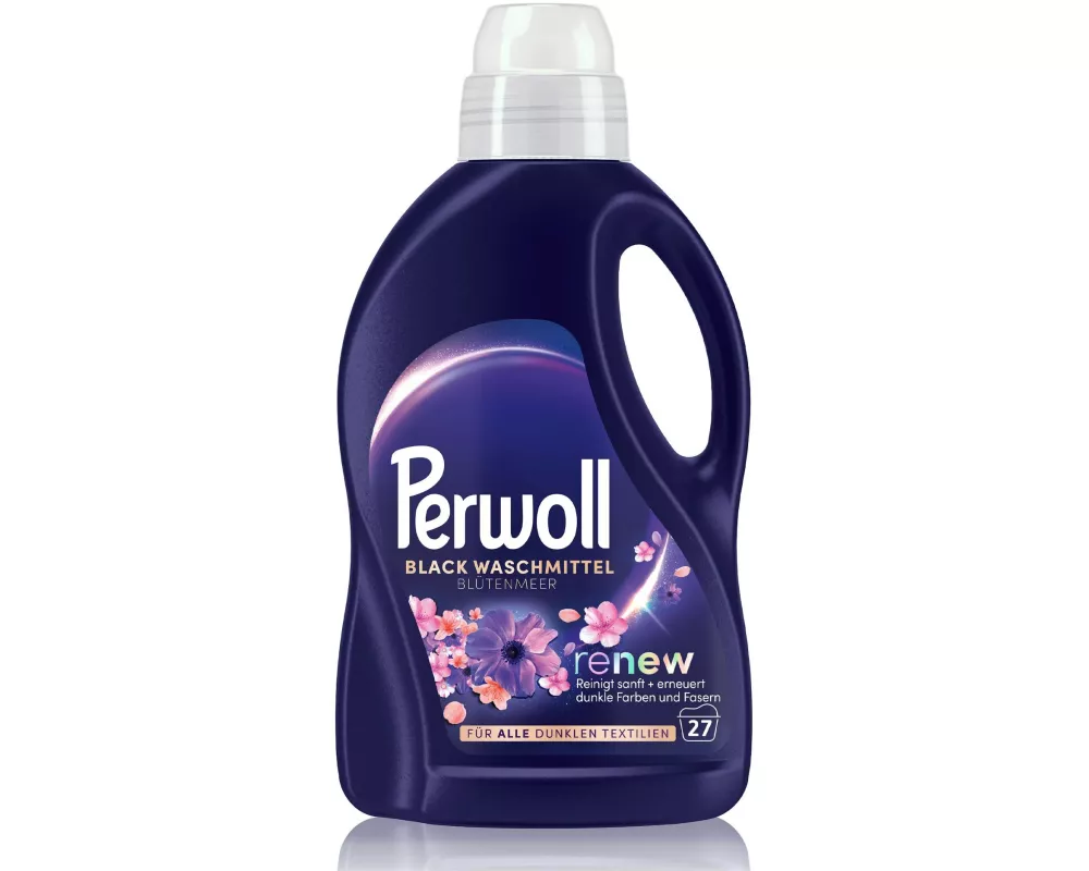 Perwoll Flüssigwaschmittel Black Blütenmeer 1.35 l